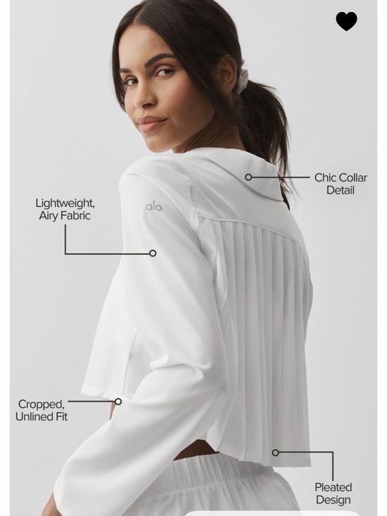 ALO Yoga Tops - NWOT Cropped Unmatched Long Sleeve -
